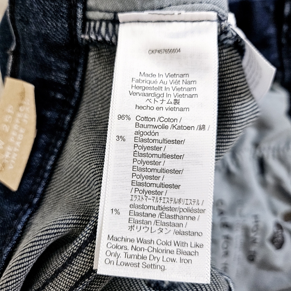 🆕️Madewell The Perfect Vintage Dark Wash Women Jeans 25P - Picture 8 of 13